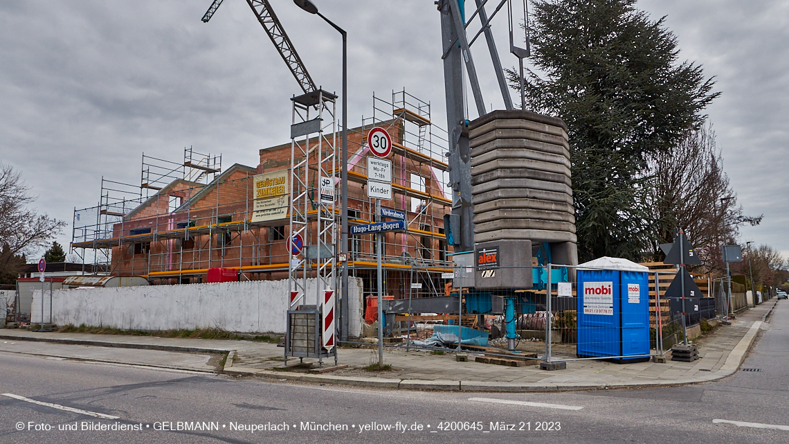 21.03.2023 - Baustelle und Wohnanlage Niederalmstraße 16